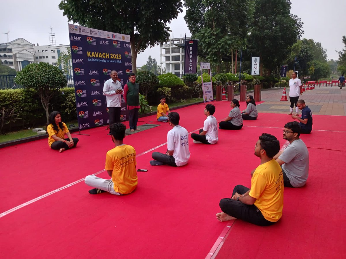 mhrd_innovation's tweet photo. Rejuvenating Yoga Session happening across the Nodal Centers to keep them fresh and active for #36hourhackathon.
@amcinstitutions
@AICTE
#Kavach #CyberSecurity https://t.co/wQifq7zmVY