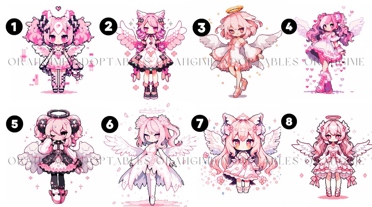 orangimee's tweet photo. [OPEN] Feathered Blush Cherubs Adoptables Batch

Set price: 8 $ / each 💖

DM to claim ✨
#adoptables #adoptablesbatch #ocadoptables #adoptbot #kemonomimi #kemonomimiadopt #ocdesign https://t.co/v94VaPPdWi