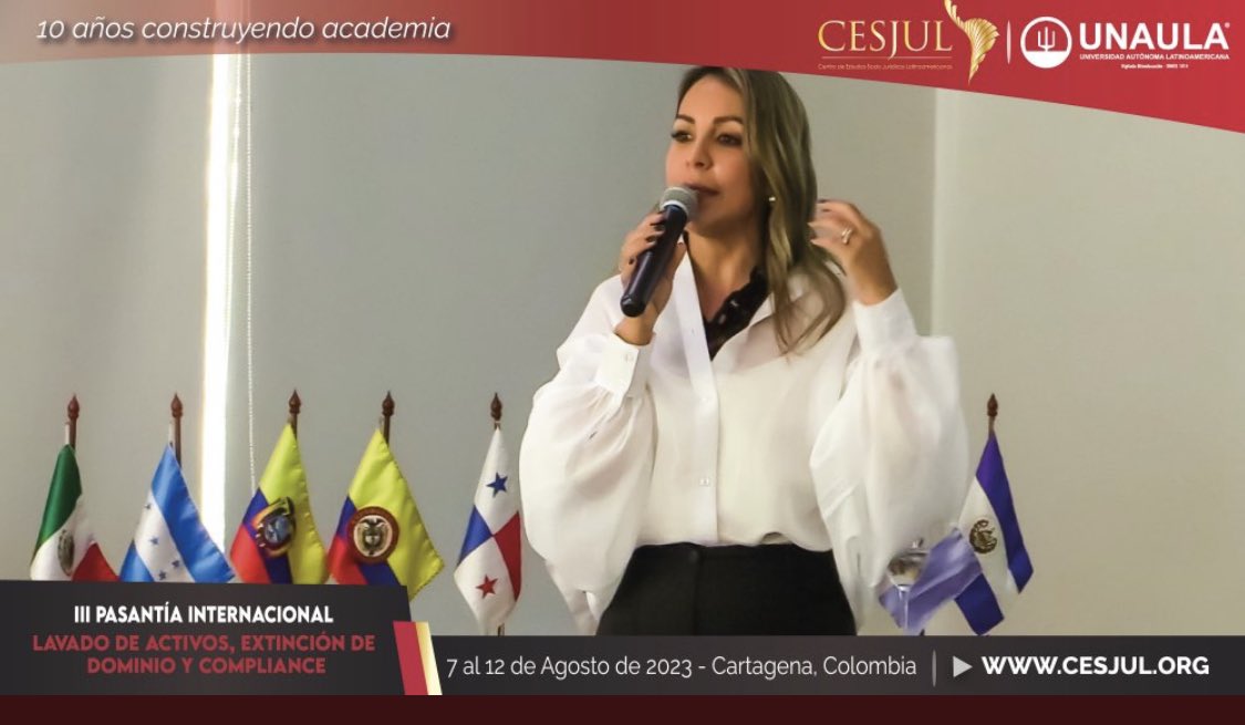 Mercede67808200's tweet photo. Gracias @CESJUL_ por esta maravillosa invitación, es un placer contribuir al debate académico, sobre la gestión del riesgo penal corporativo.  #corporatecompliance #investigacioncriminalcorporativa #auditoriaforense https://t.co/nASMbZxCRB