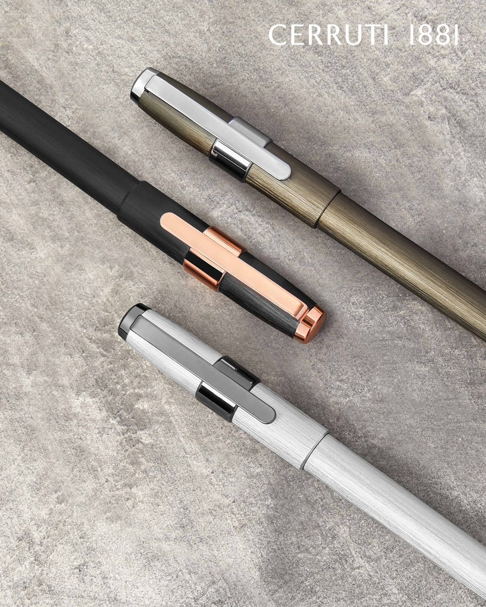 b2bgifts's tweet photo. The Block pens are minimal, simple, and luxurious with their 3D logo ring placed on the cap. The brushed aluminum versions have a truly luxurious & contemporary feel.
#cerruti1881 #block #writinginstruments #pens #pen #ballpointpen #rollerballpen #luxurywritinginstruments #gifts https://t.co/ov1VCawaM7