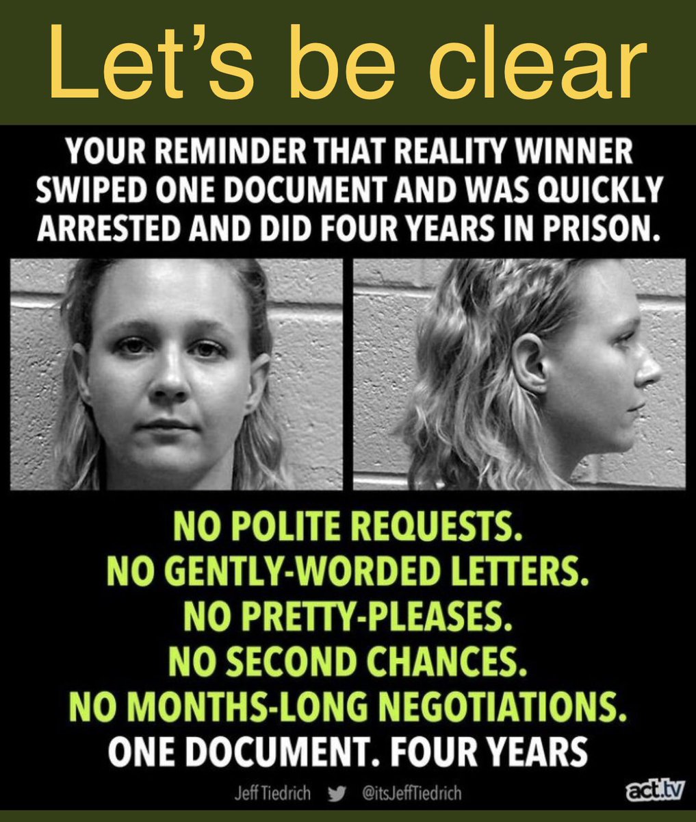 @RpsAgainstTrump Regular citizens? Like Reality Winner, who was sitting in jail before her trial?