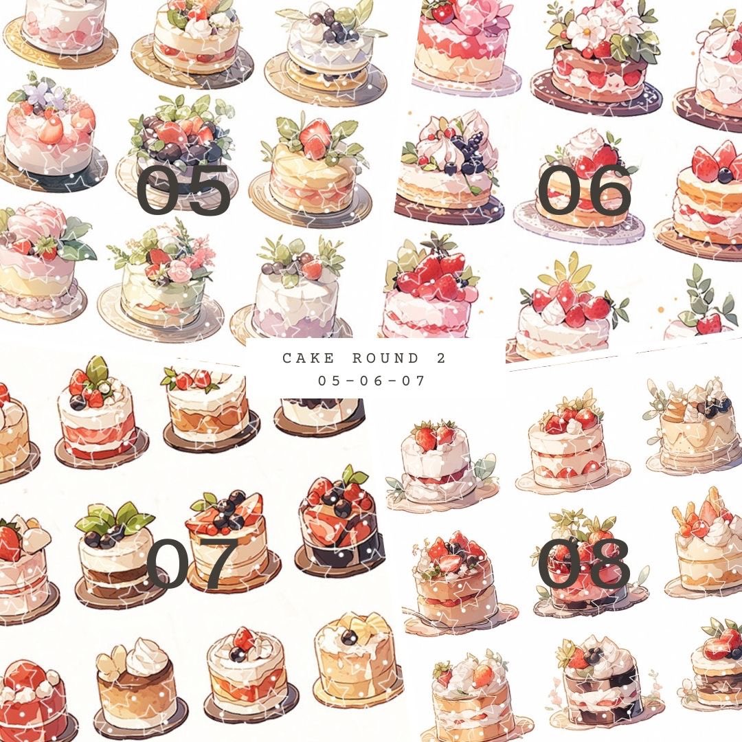 frigg_a's tweet photo. Set: Cake (round 2)
price 20฿ /set

𝙋𝙧𝙤𝙢𝙤𝙩𝙞𝙤𝙣𝙨
📍8 set 1️⃣4️⃣9️⃣฿

✅PNG สำหรับส่วนตัวและเชิงพาณิชย์
✅ ธนาคารและ wallet →🅳🅼

⛔มีงานแจกให้พิจารณาก่อน🛒

#ขายpng #goodnotes #png  #ไฟล์png #ตกแต่ง #สติกเกอร์ #หารายได้เสริม #กลุ่มตกแต่ง #pngราคาถูก #ขายไฟล์png #pngน่ารัก https://t.co/fW7vvSlYON