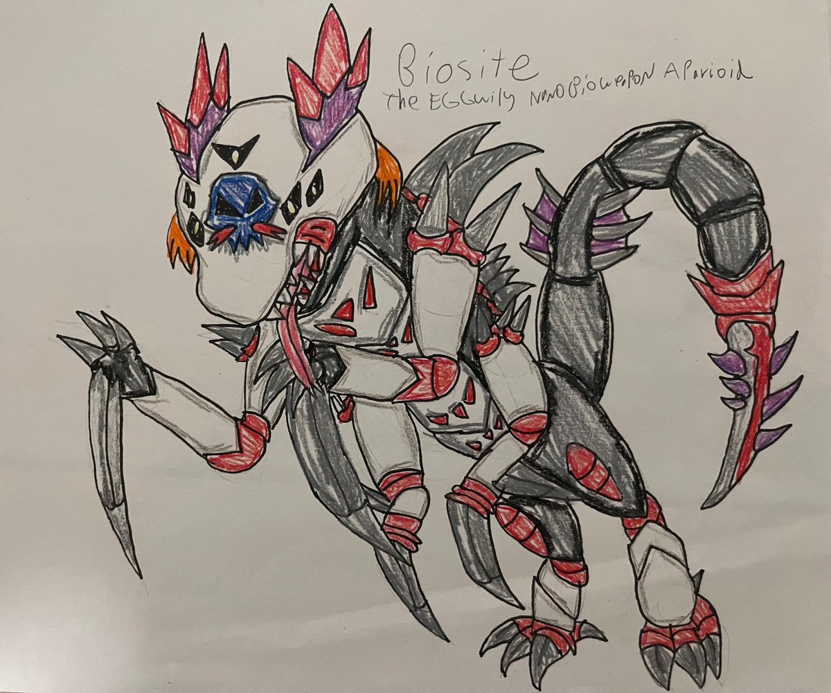 BlueVampirefox's tweet photo. Biosite:The EggWily nanobioweapon aparoid

Attacks:Tail slash,Lunge,Claw attack,Breaths Blue and Green energy from his mouth.
#Starfox #starfoxassault #Crossover #Sonicthehedgehog #Fanart #Megaman #generalpepper #DrEggman #DrWily https://t.co/d6Rxv5EkK4