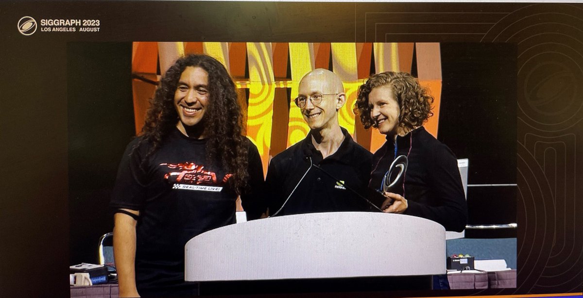 NVIDIA AI Developer (@nvidiaaidev) on Twitter photo Thank you @SIGGRAPH and Real-Time Live. We greatly appreciate the award for 🏆 Best in Show for #SIGGRAPH2023 for our Text2Materials demo by the #NVIDIAResearch team.
👀 See the demo: nvda.ws/45i2rmH Thank you @SIGGRAPH and Real-Time Live. We greatly appreciate the award for 🏆 Best in Show for #SIGGRAPH2023 for our Text2Materials demo by the #NVIDIAResearch team.
👀 See the demo: nvda.ws/45i2rmH
