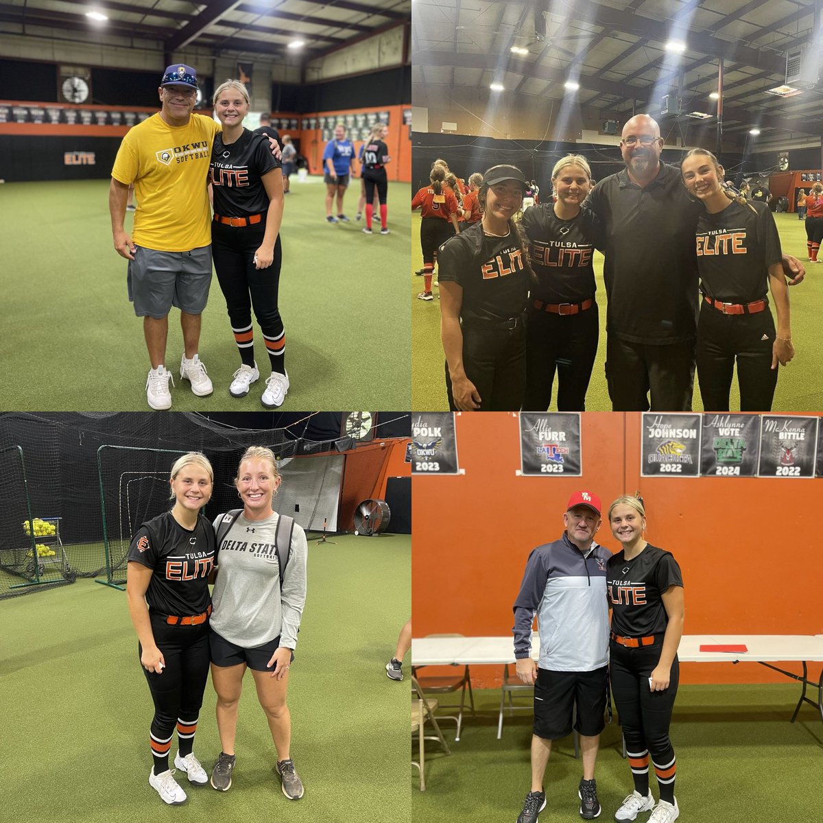 khloeperkins's tweet photo. Had a great camp in Arkansas today! Thank you coaches learned so much! @TE316Rumsey @OKWUeagles_SB @DeltaStateSB @UARMSoftball @TexasSoftball @BUCOSoftball @ArkansasTech @sautech68 https://t.co/dtKqTD3yqy