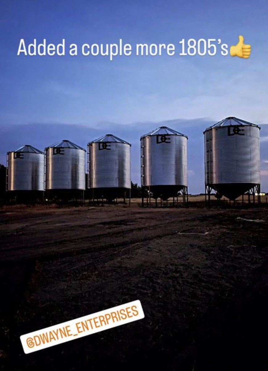 Still have bins left to get built before harvest is over!