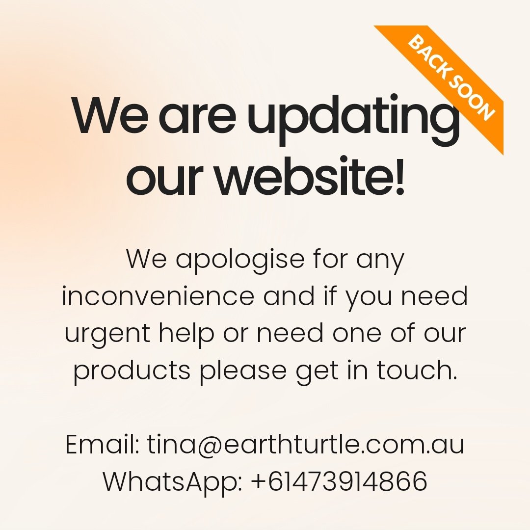 At @EarthTurtle_au we are currently creating a wonderful NEW website that will be more streamline and easier to navigate 🥳

We are mindful of energy consumption, l therefore be more energy efficient to help our environment