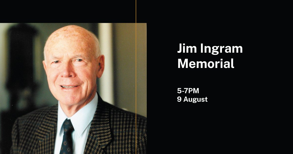 Vale Jim Ingram AO. Admired colleague and distinguished Australian diplomat, notable for his decade as Executive Director of the UN's @WFP (1982-1992) and as head of Australia's aid agency (1975-1981) @dfat, when he and Sir John Crawford were instrumental in establishing @ACIAR.