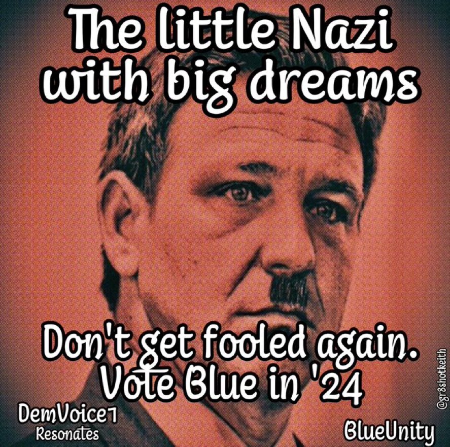 KJamake's tweet photo. @IvanasStairCam @StrictlyChristo @kdnerak33 🤣 DeSantis doesn’t like hearing those numbers. Mr. Control Freak is much more relaxed when directing torture punishments, oppressing people and taking away rights. #TinyTyrant #LittleDeFascista #DeSantisDestroysFlorida #DeRacist https://t.co/Wa3n0lrr4e