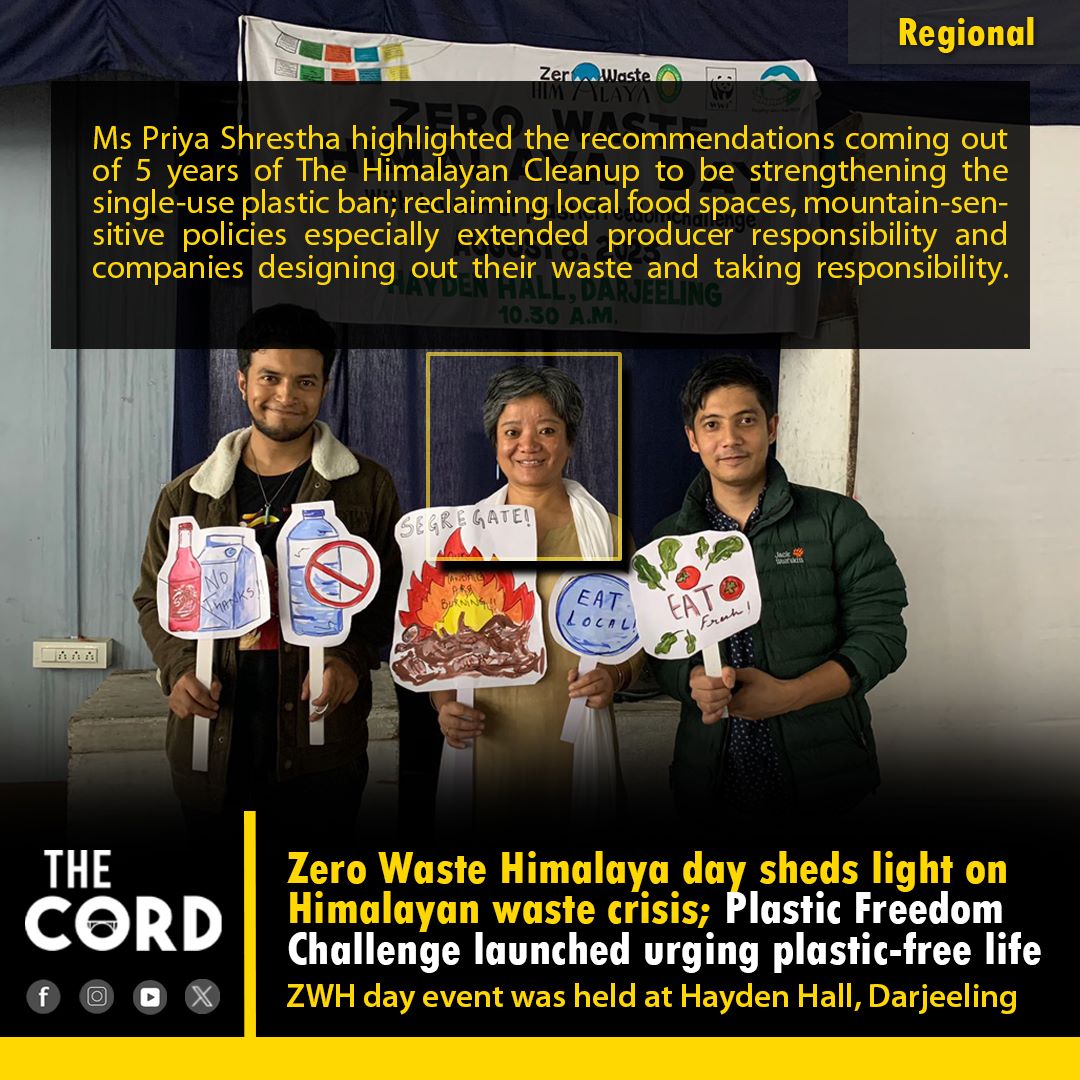 thecord_in's tweet image. 6/9: Priya Shrestha &amp;amp; Abishek Pradhan from @WWFINDIA unveiled the results of The Himalayan Cleanup 2023 (#THC). The spotlight was in the top 20 companies polluting the Indian Himalayan Region. Time for businesses to step up.

#TheHimalayanCleanup #WasteManagement