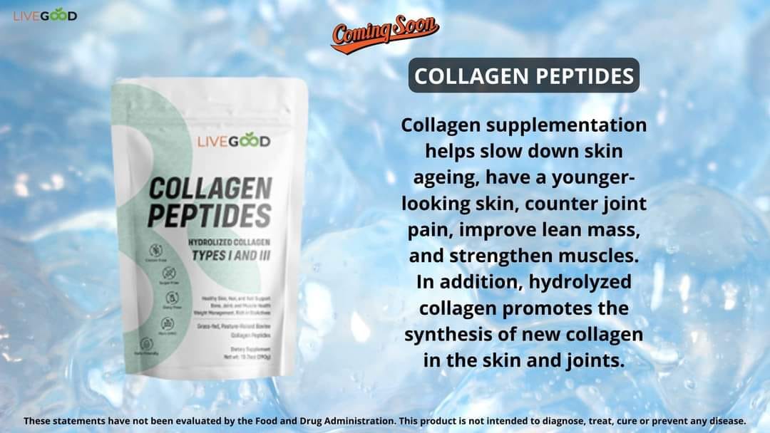 #collagenPeptides #collagen #organic #LiveGood
