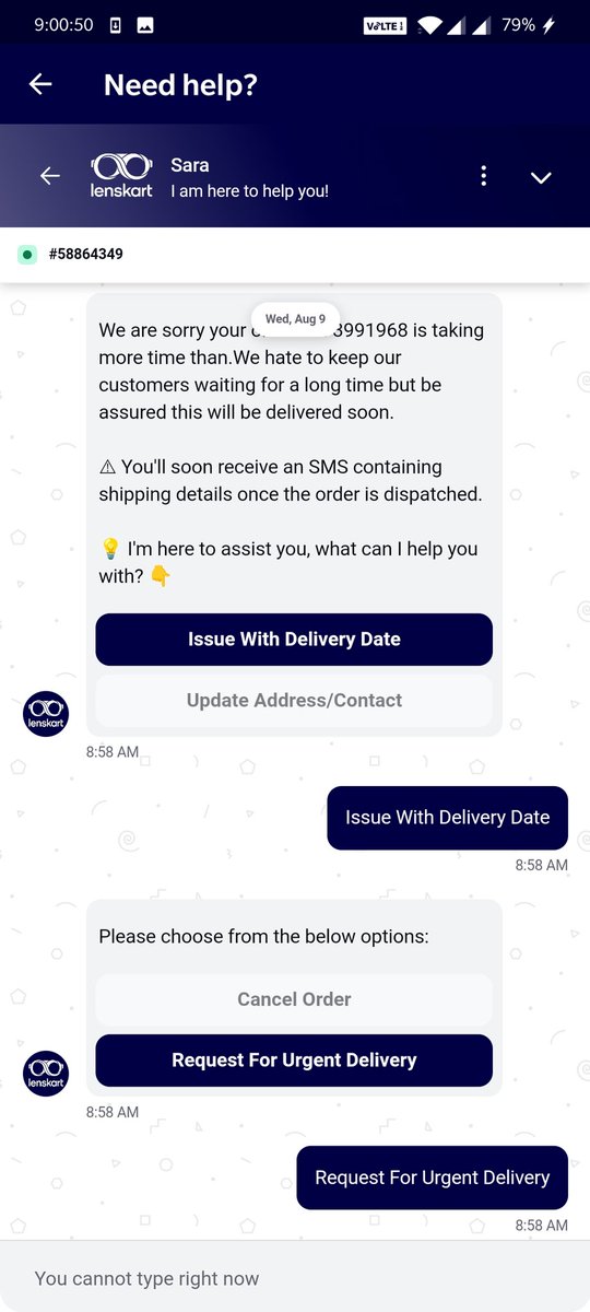 Shanu8750's tweet photo. @Lenskart_com why is it so tough to reach out to your customer support. https://t.co/z26nsIeTNZ