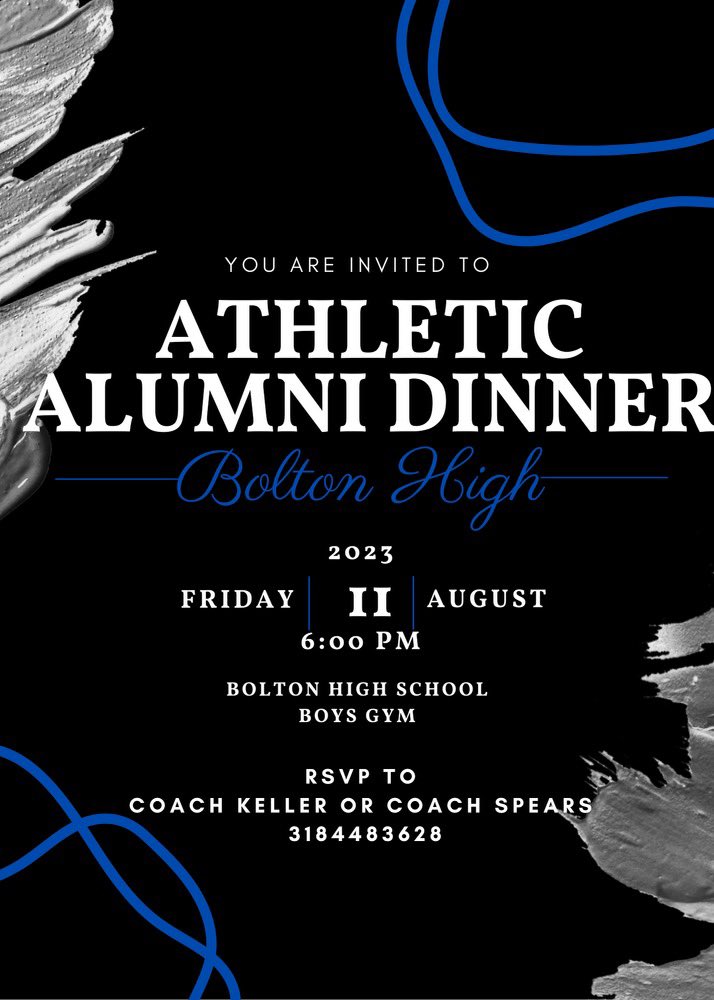 🚨Calling All Bolton Athletic Alumni🚨 docs.google.com/forms/d/e/1FAI… You can also RSVP on the above 👆 link
