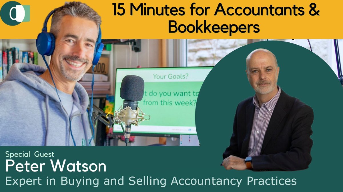 Buying or Selling an Accountancy Practice Now, Next Year or Later.
Please join me at 12.30 pm today. linkedin.com/events/peterwa…