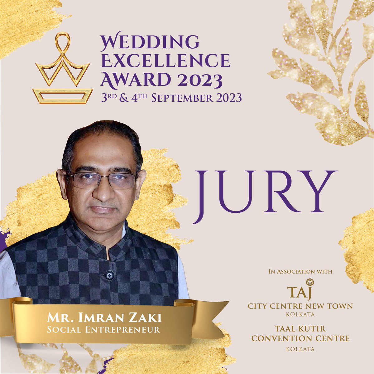 weddingexcaward's tweet image. Our first Jury member @ImranZaki9 

Come learn,experience &amp;amp; get inspired 

Register at weddingexcellenceawards.com

#wea2023 #weddingconference #weddingexitinspiration #weddingexcelleneceawards #weddingdecor  #weddingmakeup ##weddingvenue #weddingvj #weddingdj #weddingforum