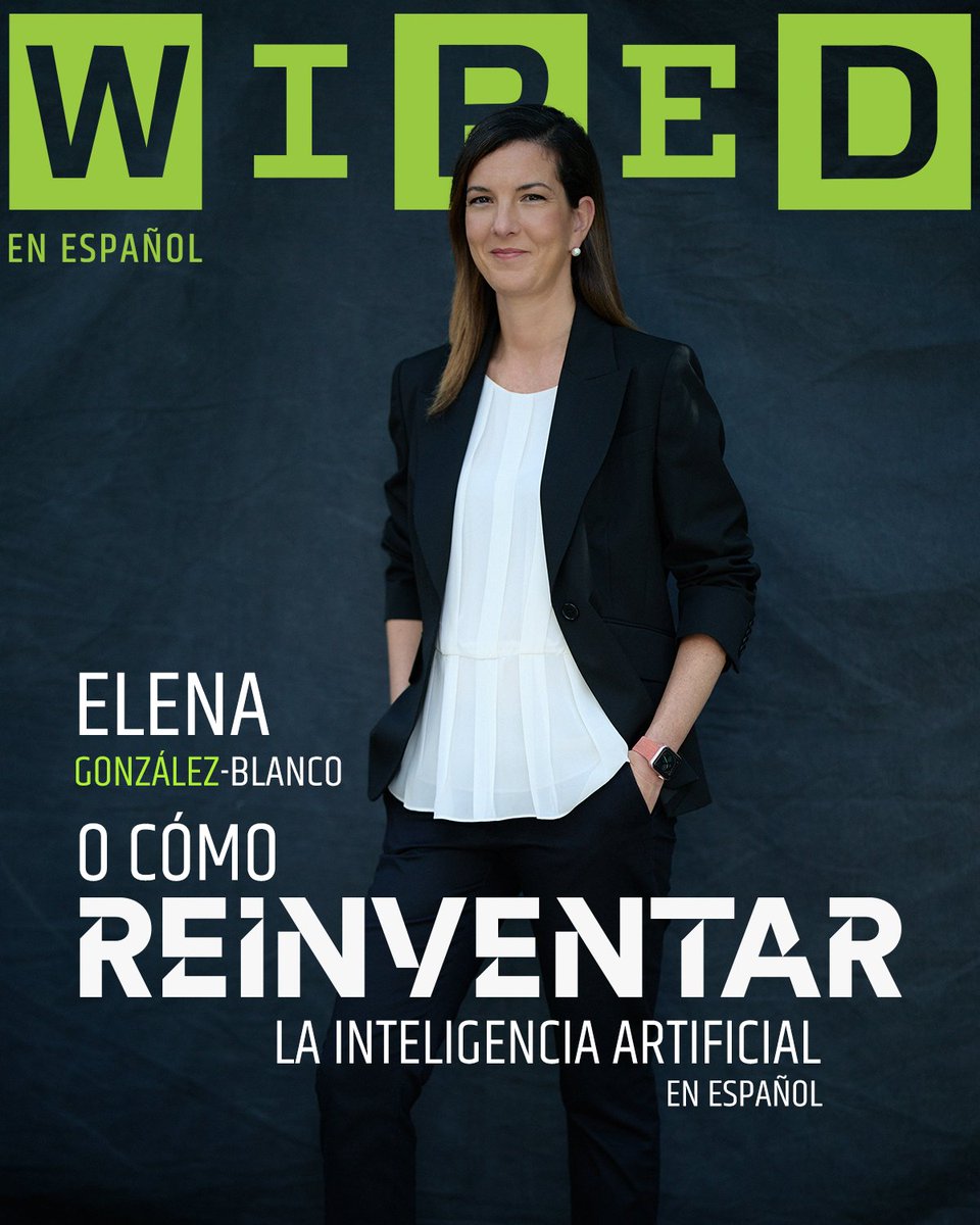 wiredenespanol's tweet photo. Filóloga y techie a partes iguales, @elenagbg es un personaje singular que aumenta el potencial de la inteligencia artificial en español: https://t.co/5elhQiwmgh https://t.co/jFIwV0nOBo