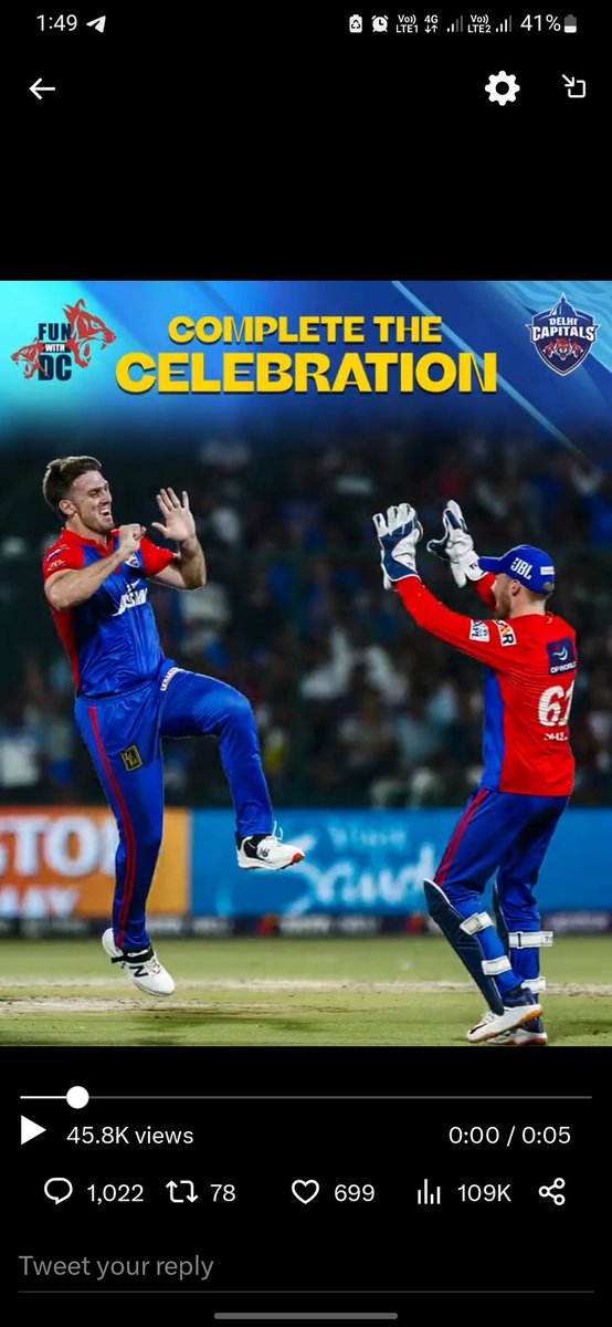 VMutholla's tweet photo. @DelhiCapitals https://t.co/056YVli8Ue