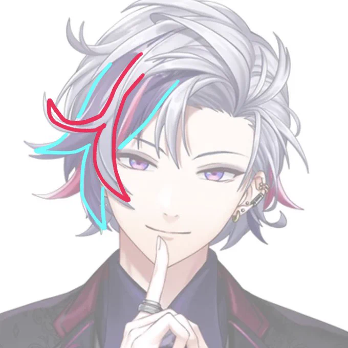 めっちゃいきなりでごめんけど、ふわっちの髪型ってこうなってるの?!(1枚目)ずっとこうなってるかと思ってた!!!(2枚目) 