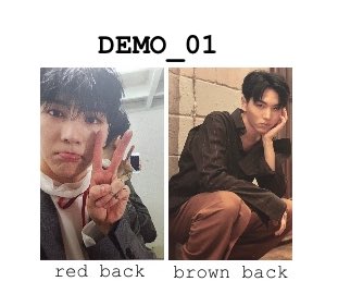bunnanacart's tweet photo. … wts lfb ࿐ #bunnanacart

𑁍 PENTAGON Kino PC
➳ 4th Mini Album DEMO_01 (Red (Selca) &amp; Brown (Concept) Back) Photocard SET
     ⤷ ₱1500

— pcs are first press!!
— pf &amp; lsf excluded
— clean but don’t claim if sensitive
— will send condi through dm
— strictly no cancellation https://t.co/Wavihklxwz