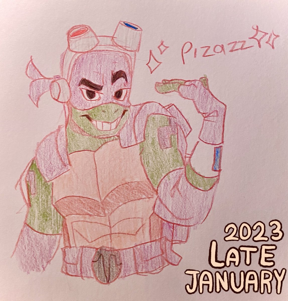 rundoctorqueue's tweet image. Two Early 2023; Two Recent ☆⌒(*＾▽°)v. 

2 makes me cringe so bad but I’m happy I’m more confident in my turtle designs/style now (ﾉ*´▽)ﾉ