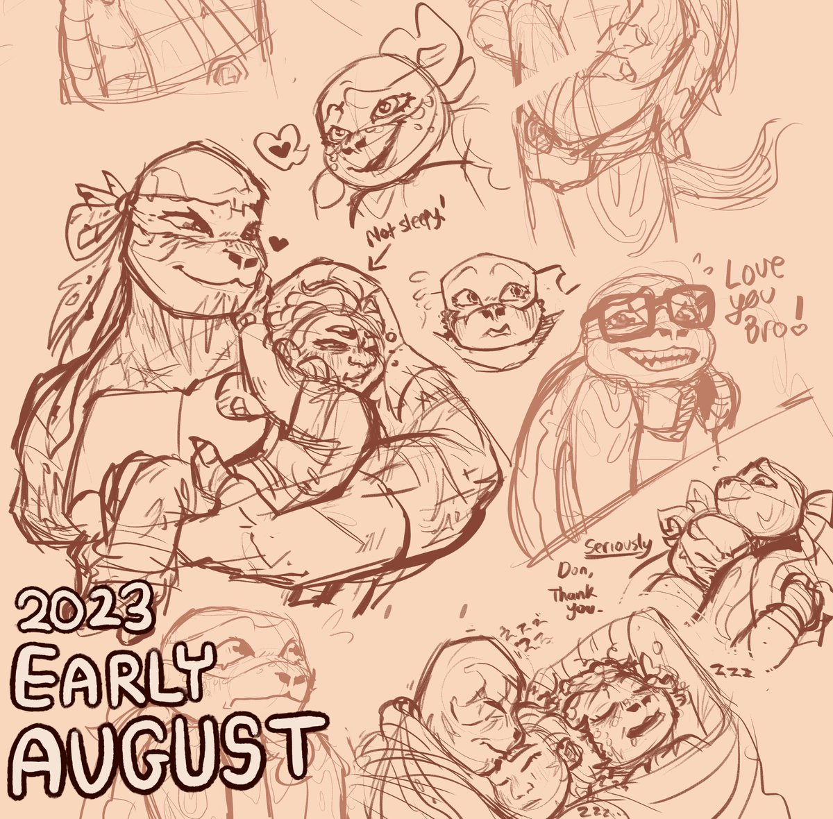 rundoctorqueue's tweet image. Two Early 2023; Two Recent ☆⌒(*＾▽°)v. 

2 makes me cringe so bad but I’m happy I’m more confident in my turtle designs/style now (ﾉ*´▽)ﾉ