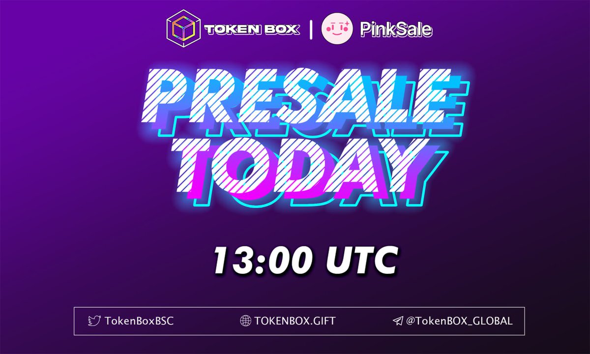 tigers_callz's tweet photo. 🟢TokenBox is a BSC-based and BNB-compatible mystery box project dedicated to simplifying users' exploration of vast opportunities in the crypto space.

🟢Audit
🟢No Private Sale 
🟢No Team Tokens 
🟢Ave Trending
🟢BSC Trending
🟢Dextools Trending
🟢CMC & CG Fast Track
🟢Tier1/2 Telegram KOLs
🟢Tier1/2 Telegram KOLs
🟢3% Buy and Sell Tax

🔥Presale: https://t.co/eCZe45R5Qq

🌐Website: https://t.co/CpCtAWd8hc
🔰Telegram: https://t.co/GjCp5OQHdb
📔Whitepaper: https://t.co/2lN9F6Fu9V