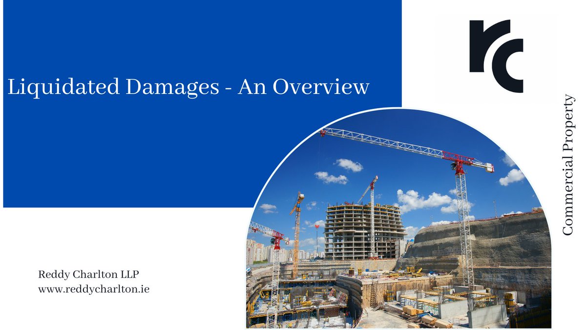 Follow the link to read our own Godfrey Hogan's overview on liquidated damages. #irishlaw #law #liquidateddamages #commercialproperty #overview linkedin.com/feed/update/ur…