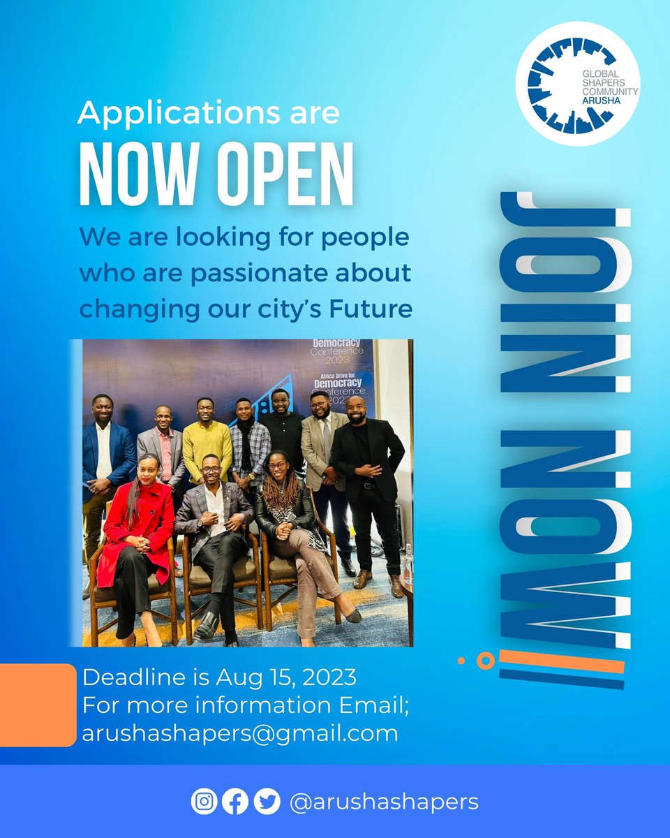 Global Shapers Arusha tweet media