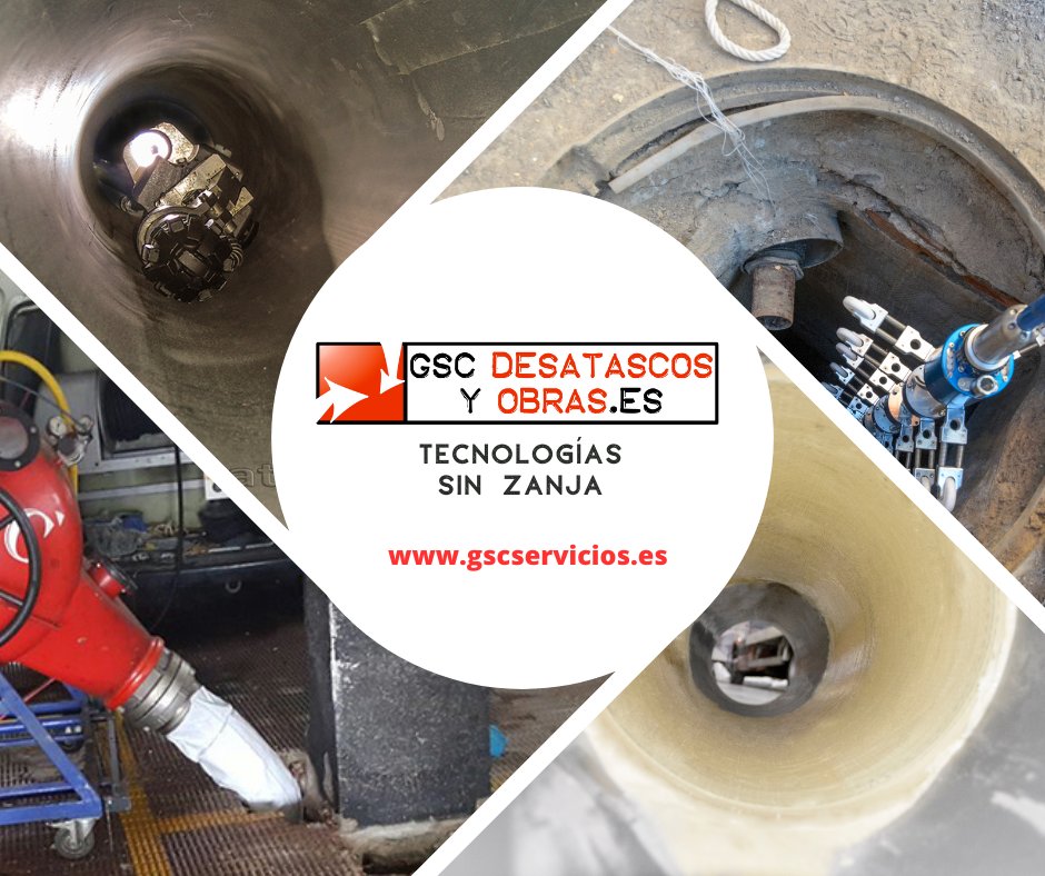 GSCServicios's tweet photo. Sistemas que nos permiten solucionar las averías que se pueden llegar a producir en la red de saneamiento, con la última tecnología SIN ZANJA.
Te asesoramos sobre el procedimiento que mejor se adapte al problema que tienes. Consulta con nuestros especialistas 638067316
#sinobra https://t.co/xTDYU8MR4k