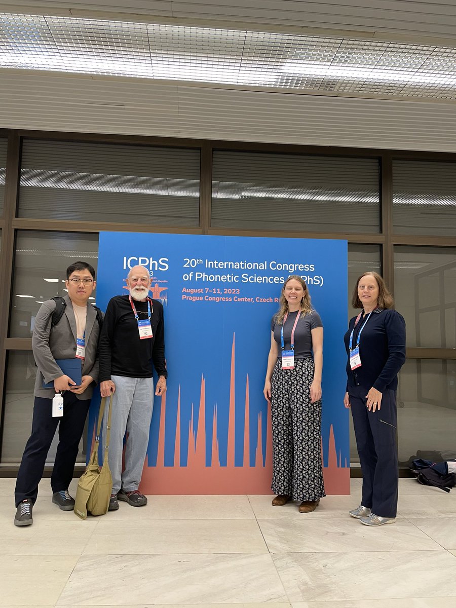 UNM phoneticians past and present at ICPhS in Prague <a href="/LinguisticsUnm/">UNM Linguistics</a> @icphs2023