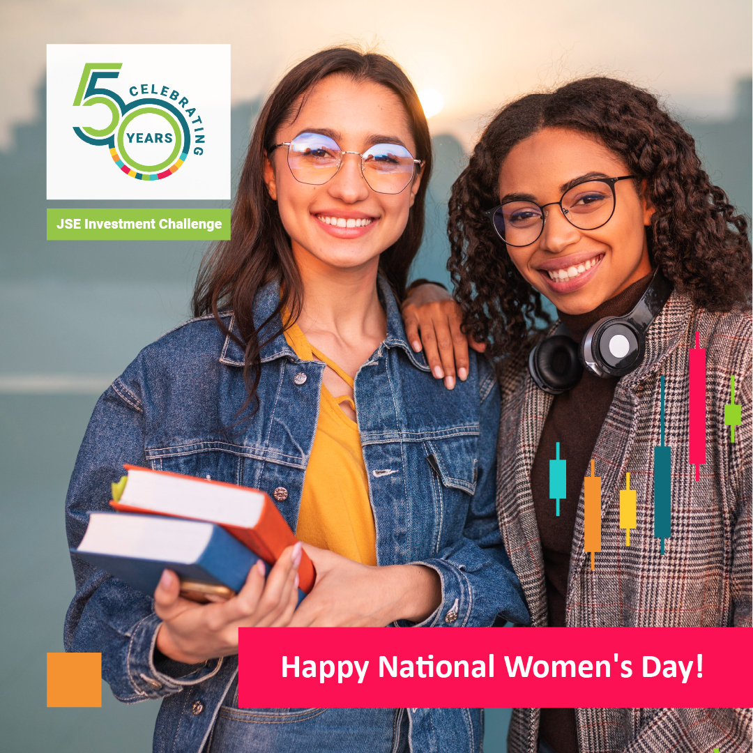 Happy National Women's Day!

On this special day, we celebrate the fearless and extraordinary women of South Africa who have paved the way for greatness! 

Your determination and courage inspire us every day! 

#NationalWomensDay #JSEInvestmentChallenge2023
