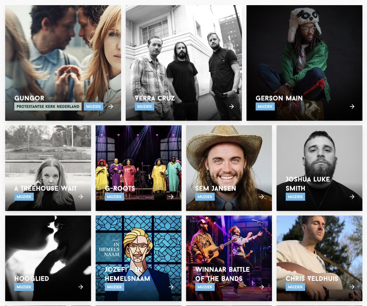 Morgen over een week gaan we los! ☀️

Alleen al het muziekprogramma is zeer de moeite waard dit jaar, met o.a. <a href="/gungormusic/">Gungor</a>, <a href="/sms_gersON/">Gerson Main</a>, <a href="/atreehousewait/">A treehouse wait</a>, <a href="/UndawnBand/">UNDAWN</a> en meer.

Bekijk het hele programma hier: gracelandfestival.nl/programma/ en koop vandaag nog je (dag)tickets!