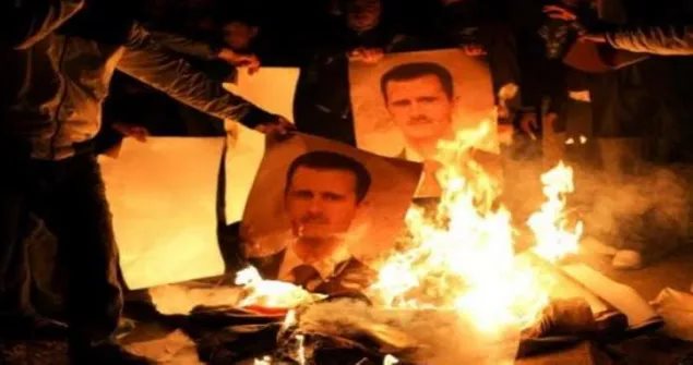 timtams83's tweet photo. Bashar al-Assad has always been pushing the narrative that the Syrian revolution was organized and orchestrated by the west.
It will be very important for him to push this message as protests are now reoccurring in his areas, around the countryside of Damascus. https://t.co/lxPkZjRtWy