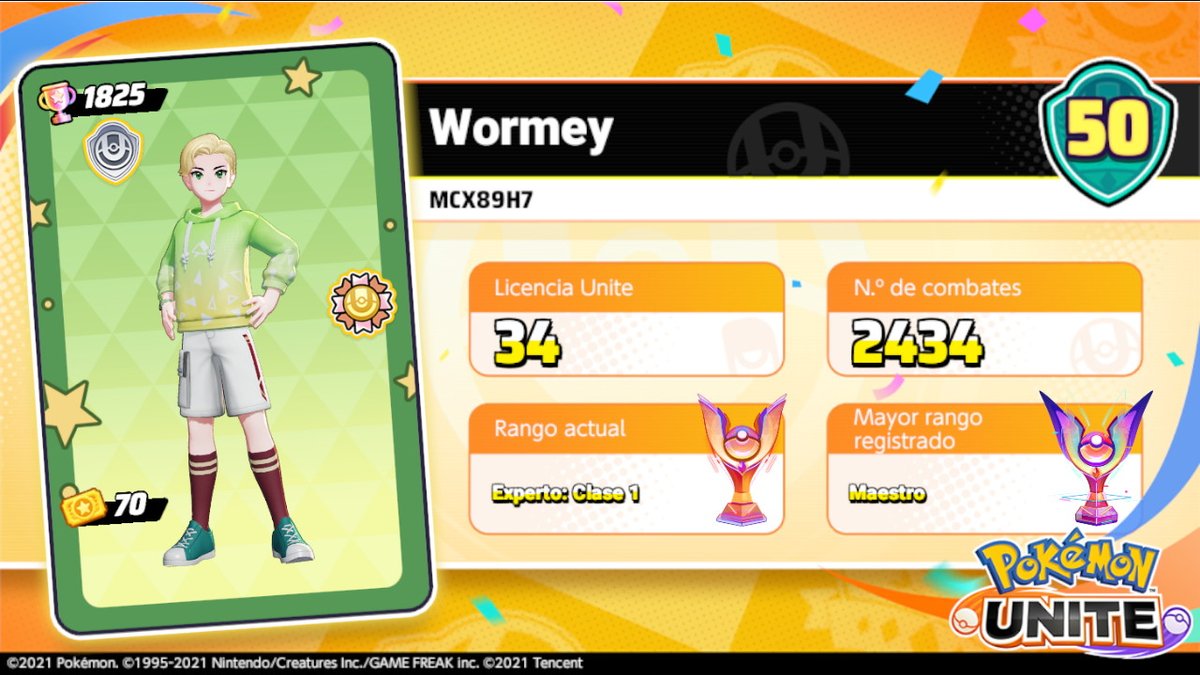 WormeyOficial's tweet photo. #PokemonUNITE #NintendoSwitch https://t.co/xm5gWl8KZi