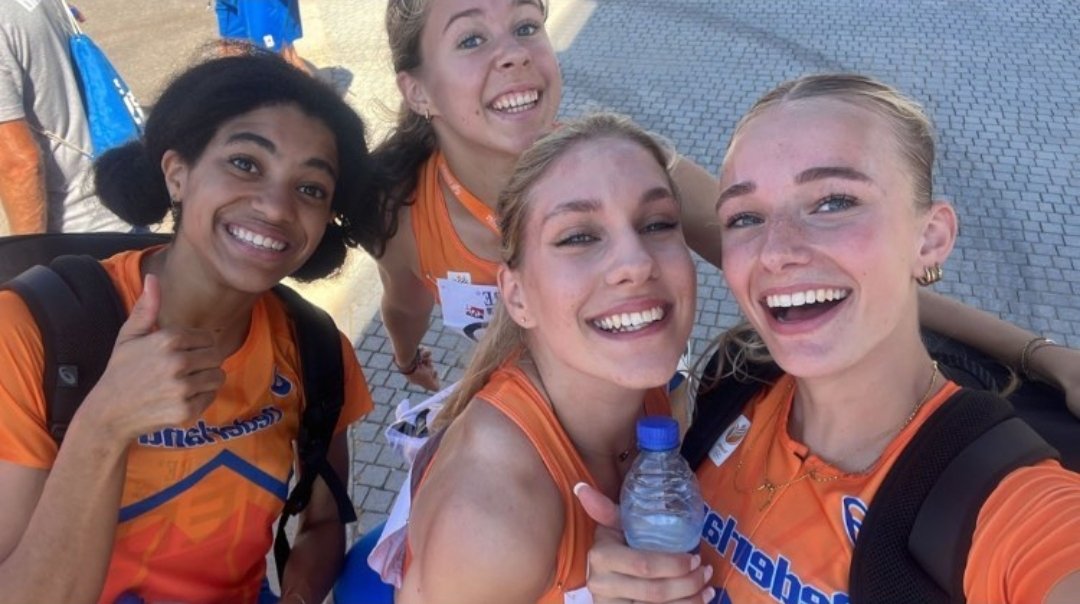 Team NED u20 Record 4 x 400m ‼️