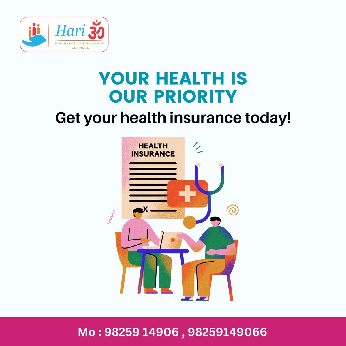 hariominsurance's tweet image. करो स्वास्थ्य इंश्योरंस पर भरोसा, ये लायेगा नयी जीवन कि आशा।

#healthinsurance #healthinsuranceexpert #healthinsuranceforall #healthinsurancepolicy #healthinsuranceadvisor #healthinsurancespecialists #familyfirst #familygoals #familyguy #ahmedabad #supergetstudio