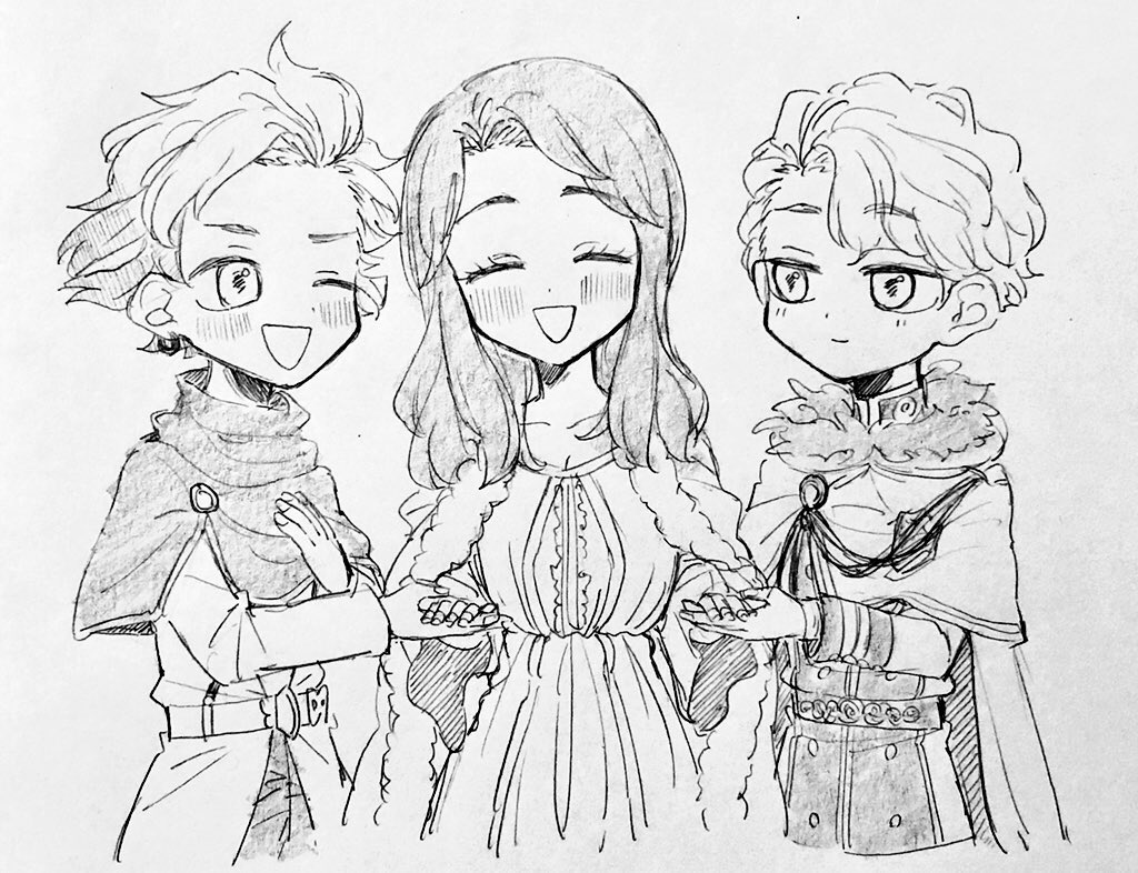 nana_ko_ko18's tweet photo. これ3年前くらいに描いたやつだけどもう皆で仲良く結婚してくれという気持ち https://t.co/FL1RgJlBip