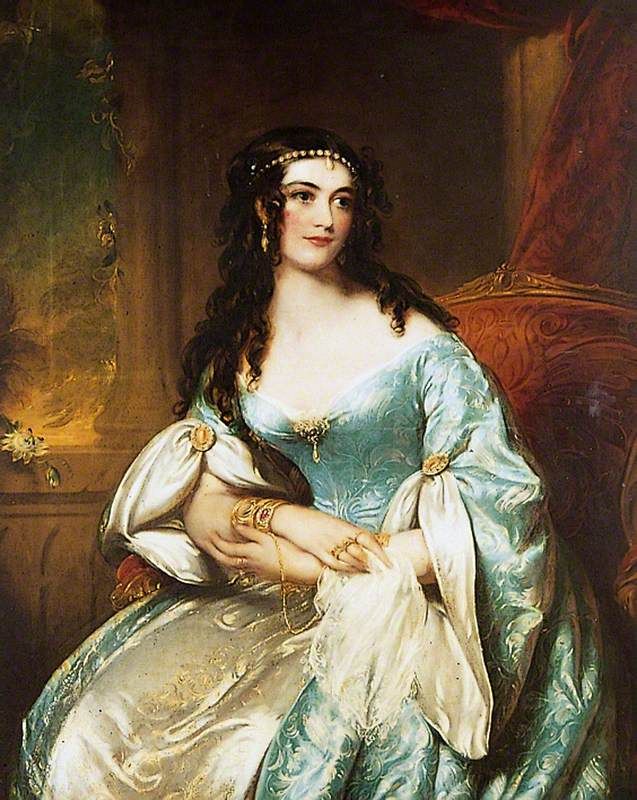 'Miss Mordaunt as Constance in 'The Love Chase''
{1838}
By ~ James Godsell Middleton
