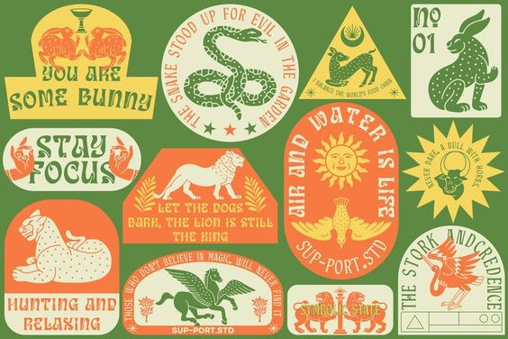 some cool unique stickers i found online