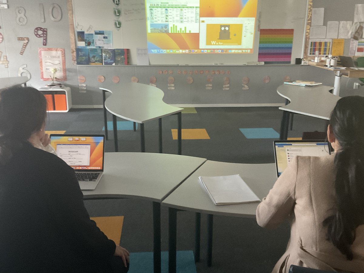 At our PLC meeting today, teachers attended session 3 learning with MacBook. Learning multi touch gestures for productivity, organising desktop spaces, Accessibility features, and creativity with creating  book covers in Pages using shapes and font styles.
#Mac <a href="/AppleEDU/">Apple Education</a>