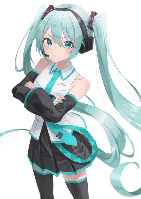 腕組み #初音ミク
