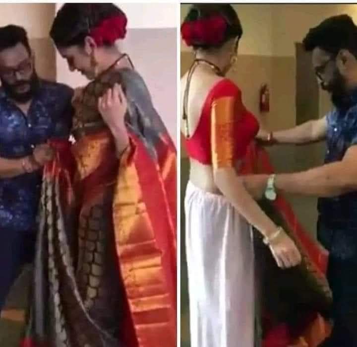 thepayaltiwari's tweet photo. पंडित जी तो महिलाओं को आज भी तिलक स्वयं नहीं लगाते..

पर शादी में अब साड़ी ब्लाउज इत्यादि पहनाने वालों को बुलाया जाने लगा है या इन औरतों को ही सेंटरों पर बुलाया जाने लगा है अब किसी भी अवसर ��र महिलाओं को साड़ी पहनाने से लेकर, मेहंदी, सैलून, टेलर, टैटू सब काम पुरुष कर रहे हैं https://t.co/e4gcHY3deD