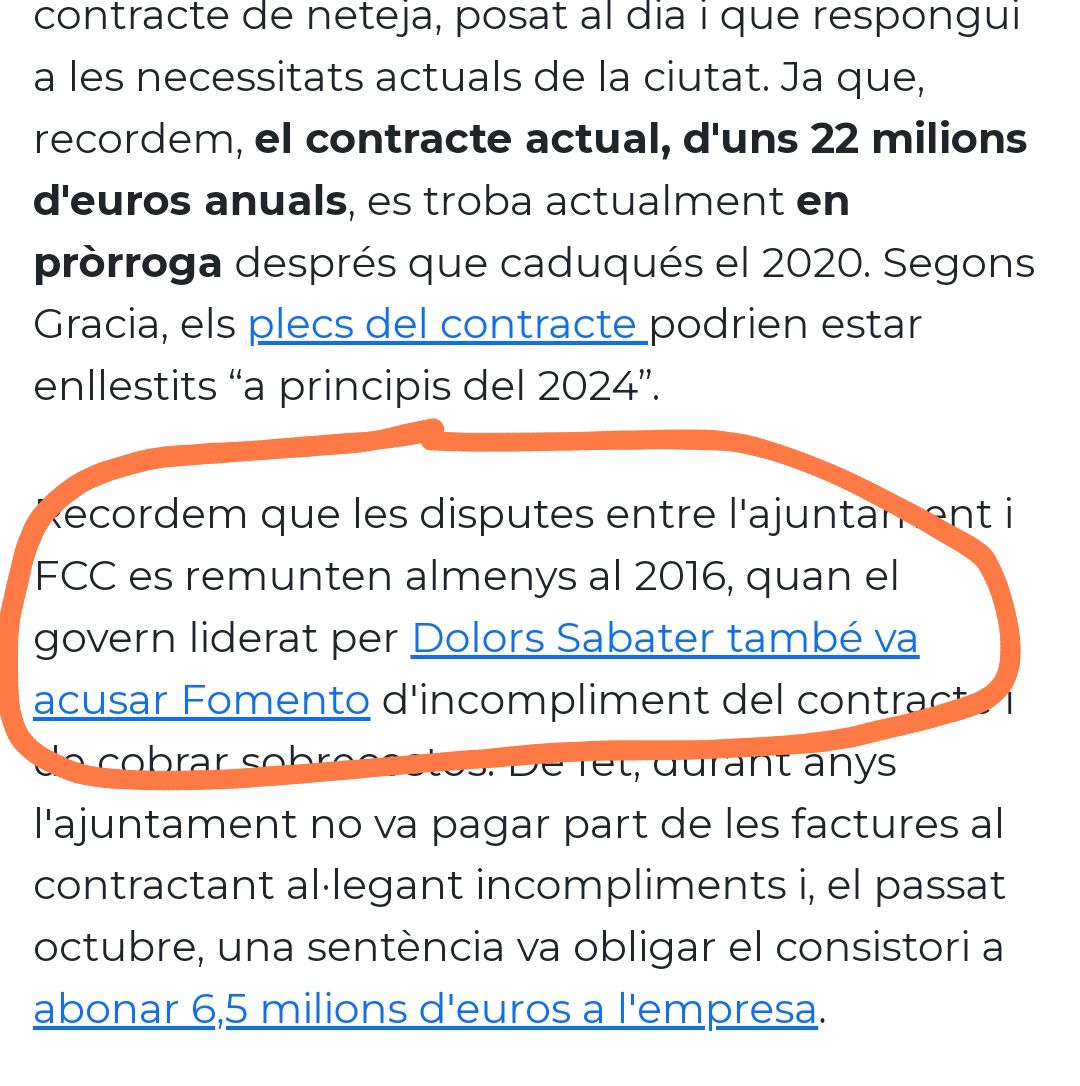 El bloqueig del <a href="/PSC_Badalona/">PSC Badalona</a> amb la negativa a denunciar a FCC i amb la posterior moció de censura ha bloquejar aquesta investigació 7 anys. #Badalona