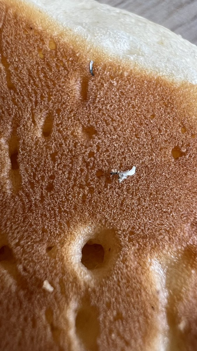 lisajd77's tweet photo. @sainsburys I’ve just gone to open my pancakes for my son’s birthday breakfast to find bits of metal in the pancakes https://t.co/t79xSW3tjx