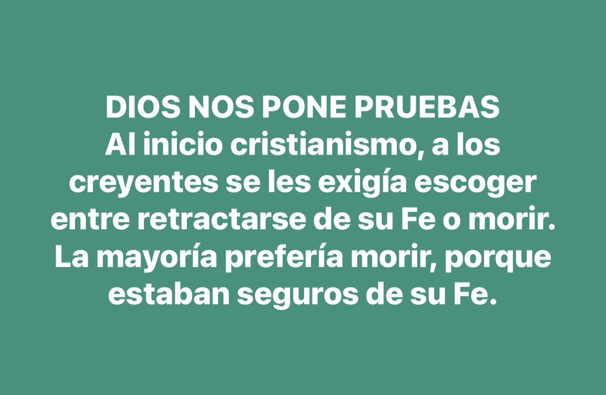RevelaMexico's tweet photo. Ahora la prueba es:
1.-Si preferimos las amenazas en contra de nuestra economía, y confiar en Dios ó
2.-Si nos retractamos de nuestra Fe y nos volvemos progresistas y apoyamos el aborto y la agenda 2030. https://t.co/vl3yeZZzIg