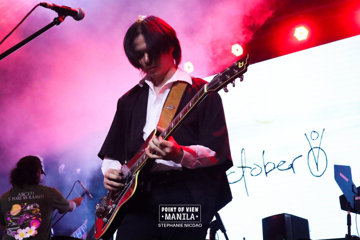 POVManila's tweet photo. Elevating the evening's vibes, 'Over October' serenaded the crowd with their soulful tunes at UP Music Circle's IN BITUIN: 25th Anniversary Gig, creating an unforgettable musical journey.
#InBituin2023 #HappyBirthdayUPMC #overoctober #povmanila https://t.co/uQiDFtl15p