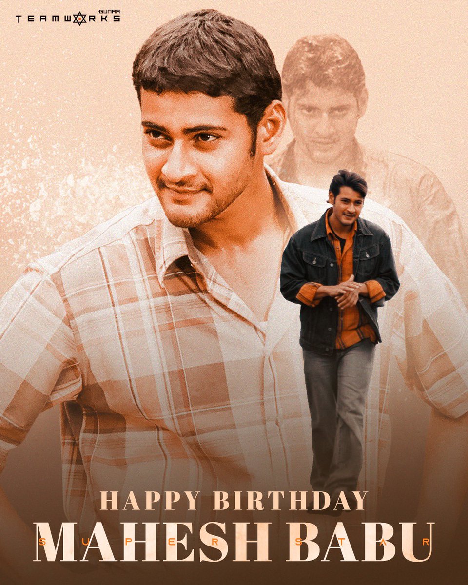 Birthday wishes to the only & only #Okkadu, our beloved Superstar @urstrulyMahesh garu! 🌟💫 May you continue to rule hearts and inspire millions. #HBDSuperstarMahesh