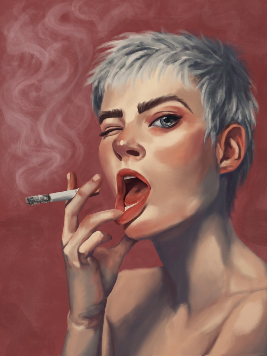 _ladyberg_'s tweet photo. Good morning 🥐

Finished 🥰 drew it in 8 hours, the fastest I've ever drawn 😍 https://t.co/Ezh5f6RHhV