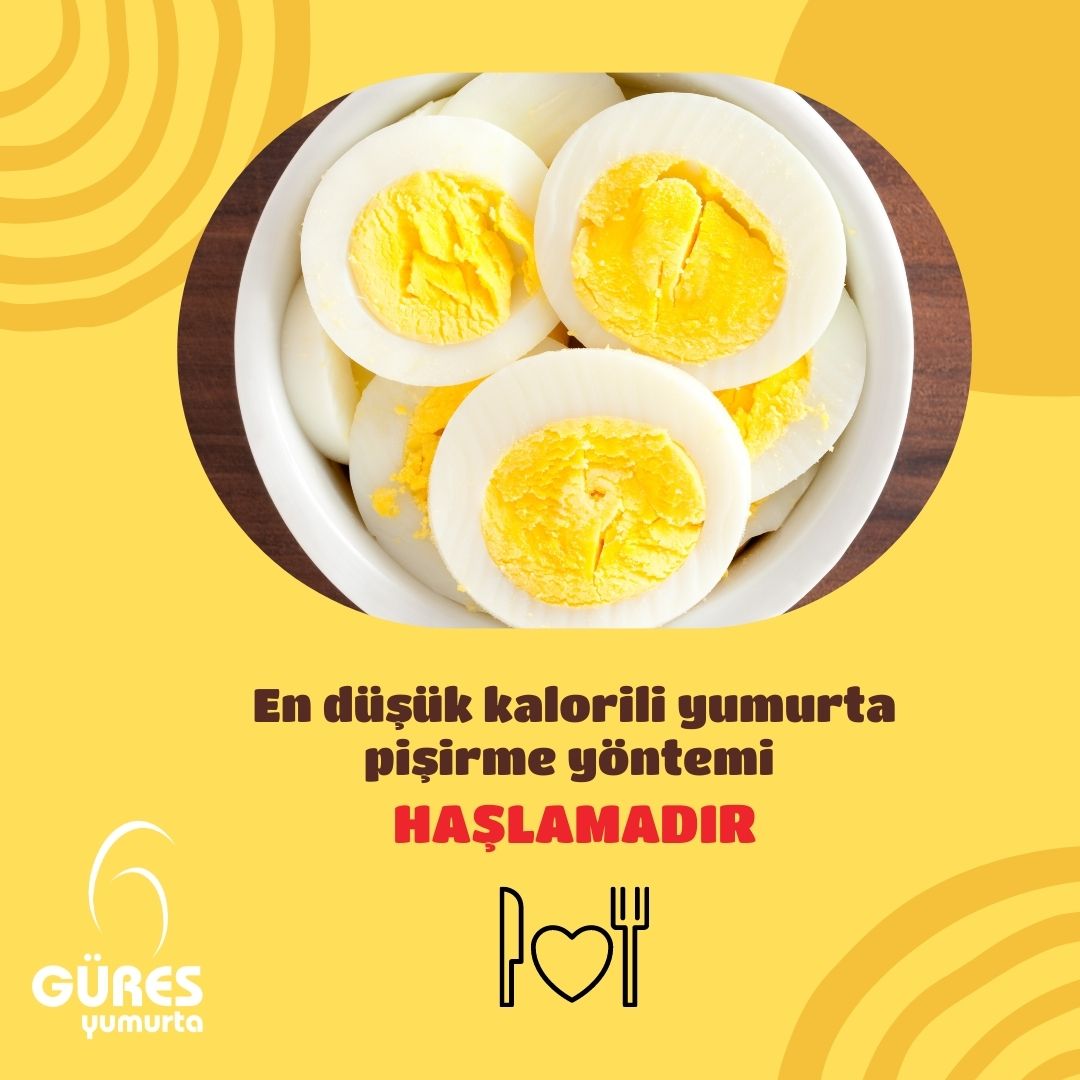 Kalorisi en düşük yumurta pişirme şekli, haşlamadır.

#GüresYumurta #yumurta #haşlanmışyumurta #yumurtatarifleri #sağlıklıbeslenme