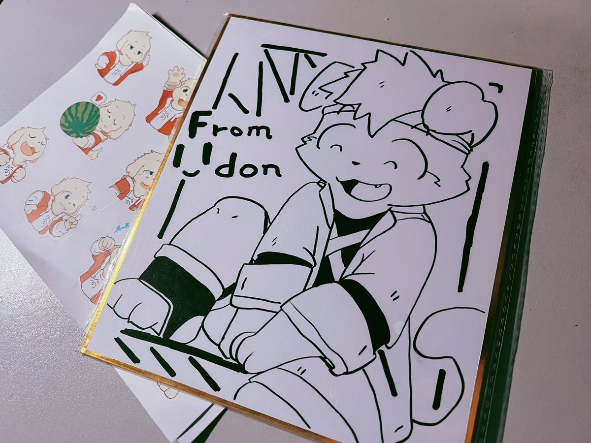 Minchy0w0's tweet image. 我要来夸夸阿财天下第一最最可爱的签绘了~
希望之后的日子里，也都能像这只夏日里笑得很幸福的小猫咪一样——
收到这张签绘之后其实真的偷偷开心了好久，太感谢啦！(ゝ∀･)
@ahphs